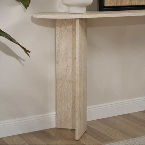 Calicosy - SIRA Design haltafel - Zwart hout - 35x150x75 cm