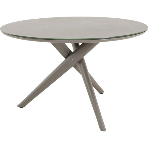 Lesli Living tuintafel Mojito - grijs - Ø120x74cm