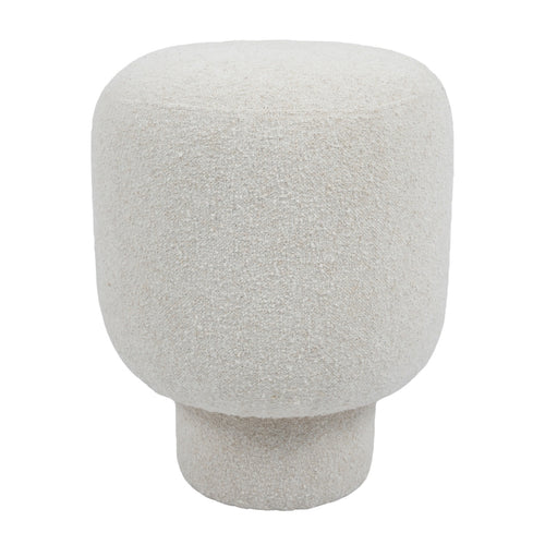 Giga Meubel Poef Avia - Beige - Bouclé - 45x45x45cm