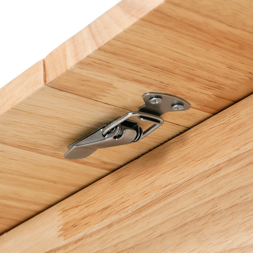 Calicosy - Uitschuifbare Eettafel SOLINE - Rubberwood - 120/160 x80x75 cm