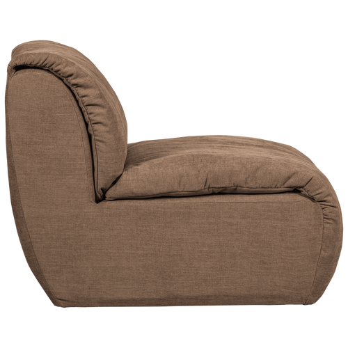 WOOOD 1-zits element Baggy - Geweven Chenille - Bruin - 81x91x101 - vtwonen shop