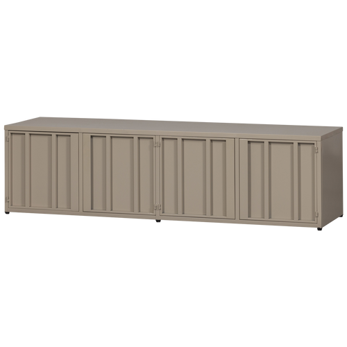 WOOOD tv-meubel Level - Metaal - Zand - 44x160x44 - vtwonen shop