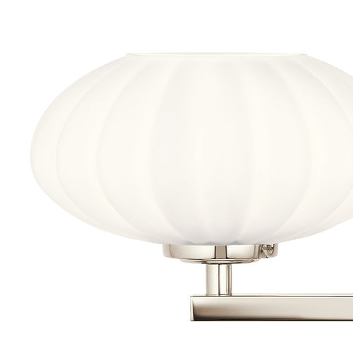 Elstead Kichler Pim Badkamer Wandlamp Gepolijst Chroom, 3000K, IP44