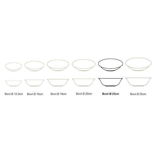 vtwonen - Saladekommen - Wit - 23 cm - Set van 2