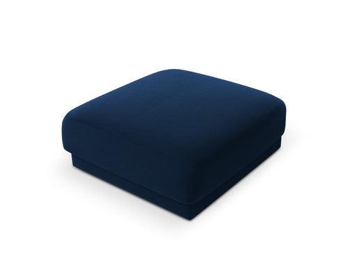 Micadoni Poef Miley flueel, koningsblauw - 90x90x40cm