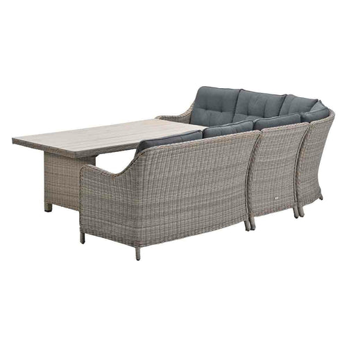 Garden Impressions lounge dining set Nova mystic grey - 5-delig
