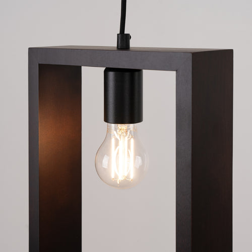 Sollux Lighting Hanglamp ARIES wengé - 24x8x133cm