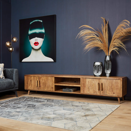 Starfurn  tv meubel Omaha - bruin - 45x240x55cm