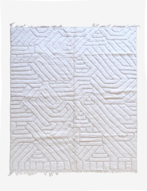 AFK Living vloerkleed Berber - handgemaakt - Wol - 140 cm x 200 cm