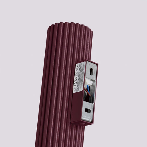 Sollux Lighting Wandlamp KARBON 30 bordeaux - 6,5x8,5x30cm