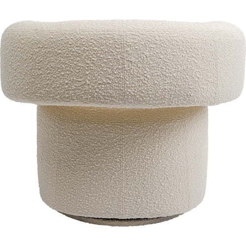 Kare Design Draaifauteuil Maye creme