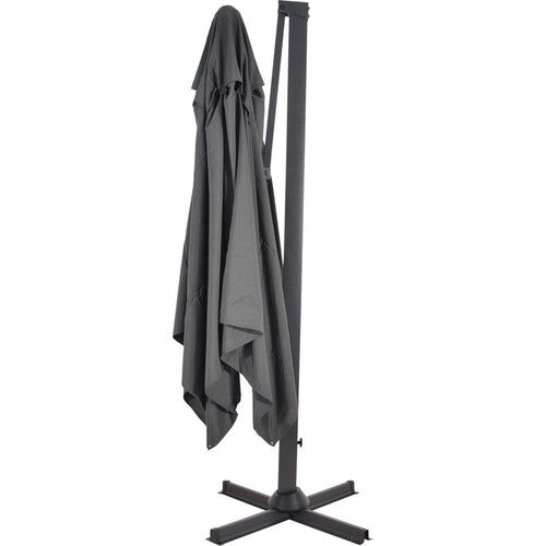 Lesli Living push-up parasol Taurus - grijs - 300x400cm