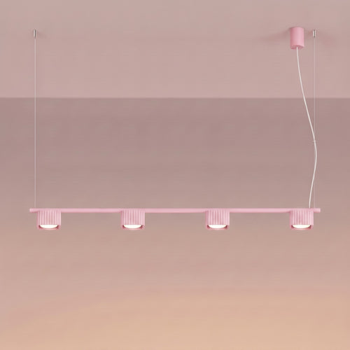 Sollux Lighting Kroonluchter RIFF 4 roze Gx53 - 122x10x208cm