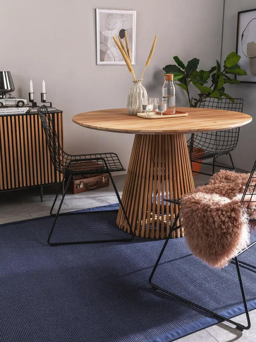 benuta sisal vloerkleed Sana - blauw - 140x200 cm