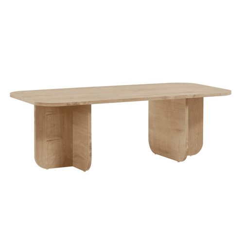 Calicosy - BECAJ Rechthoekige salontafel - Eiken - 60x120x41,4 cm