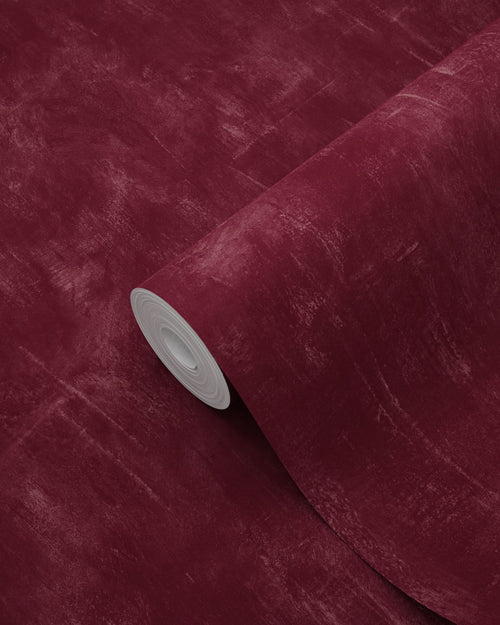 ESTAhome behang geschilderd effect bordeaux rood - 53 cm x 10.05 m - 148724