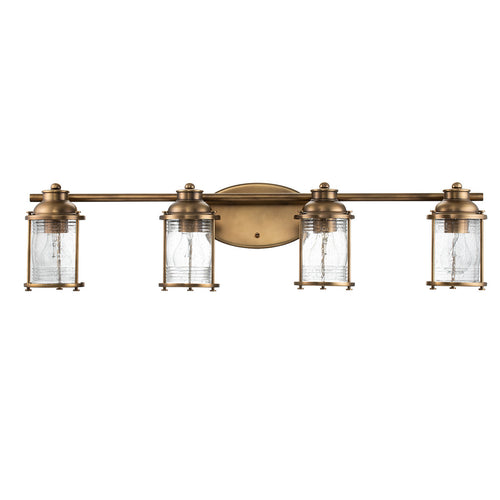 Elstead Kichler Ashland Wandlamp Natuurlijk Messing, IP44