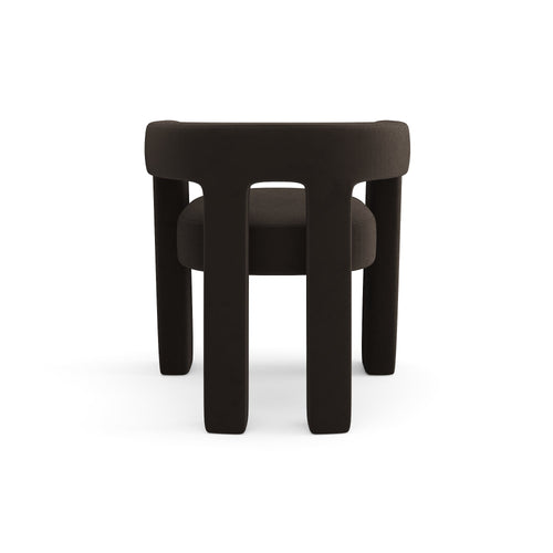 Sia Home - Eetkamerstoelen ALYA - Zacht fluweel - Zwart - 66cm - vtwonen shop