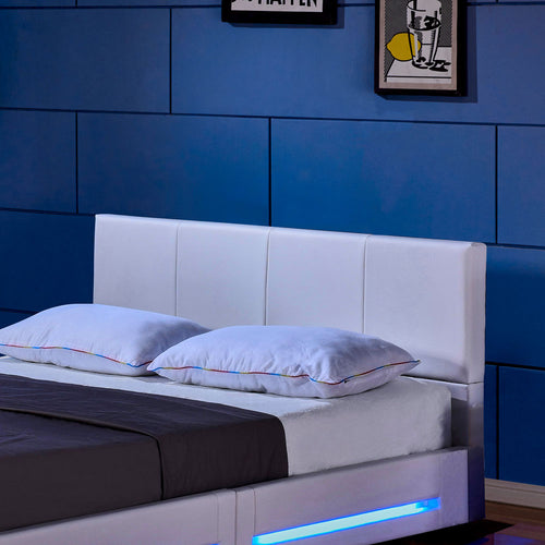 Home Deluxe LED bed ASTEROID Wit 140 x 200 cm