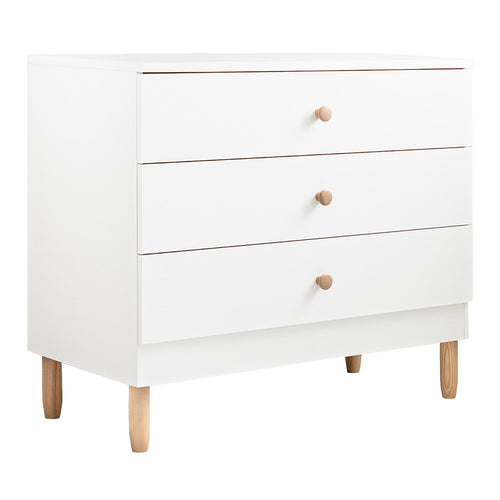 Petite Amélie Commode Bocca – Wit – Met 3 ruime lades & soft-close systeem - Vervaardigd in Europa - vtwonen shop