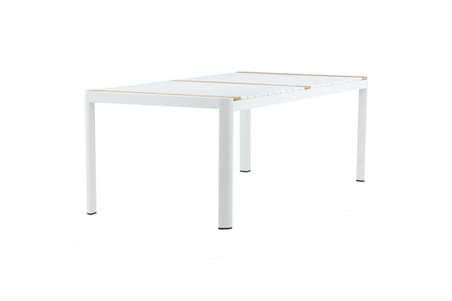 Rebellenclub Rechthoekige Tuintafel Ferna - 200 x 100cm - Wit - vtwonen shop