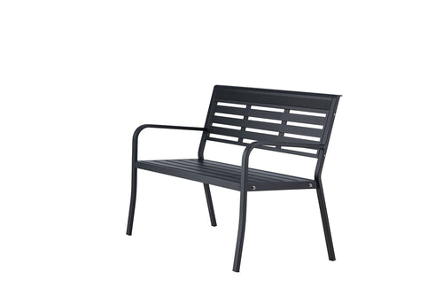 Rebellenclub Tuinbank Rost - 125x 60cm - Zwart - vtwonen shop