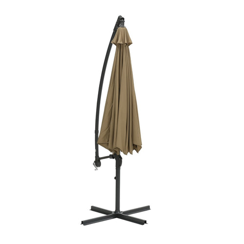 Garden Impressions zweefparasol Athene taupe kleurig - Ø300 cm