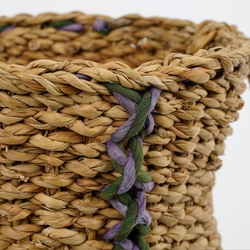 Mica Decorations Cambridge Decoratieve Vaas - H35 x Ø23 cm - Zeegras - Groen