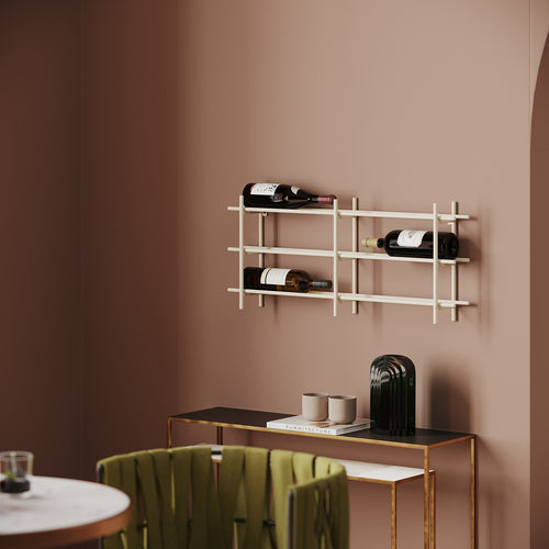 Kare Design Flessenhouder Cape Town 34cm beige