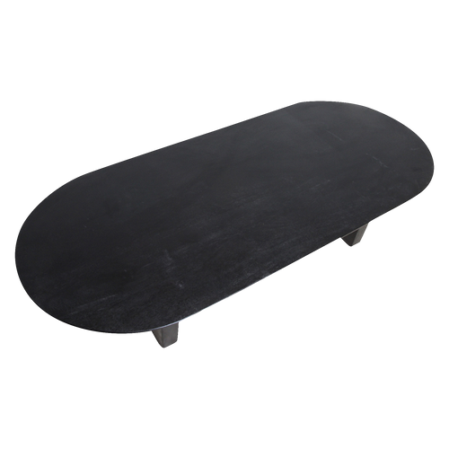 Raw Materials salontafel Bullnose - zwart - 14x60x35 cm - vtwonen shop