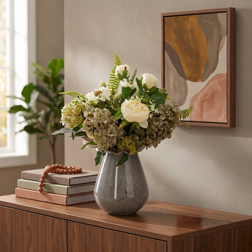 Maxifleur Kunst tafelboeket Doutzen Newcastle 45cm
