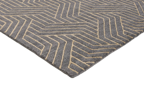 Vloerkleed MOMO Rugs Companion Charcoal Gold 60x90 - vtwonen shop