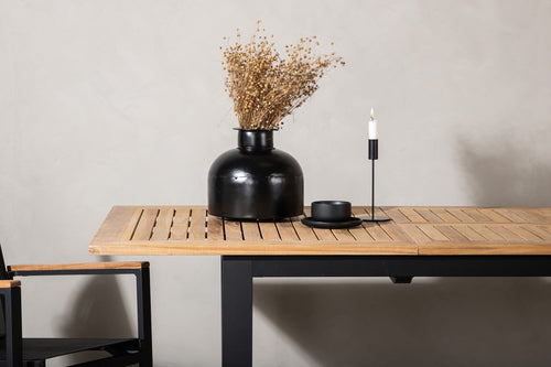 Rebellenclub Rechthoekige Tuintafel Castor - 152 x 90Ê cm - Zwart - vtwonen shop