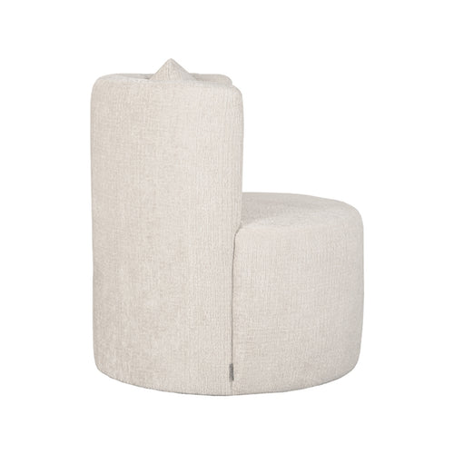 LABEL51 Fauteuil Evy - Crème Velvet - 65x65x75cm - vtwonen shop
