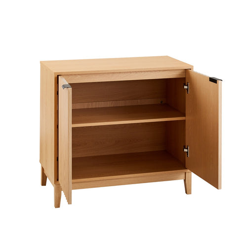 Calicosy - BOLOGNE Dressoir 2 deuren - Licht hout - 40x80x72 cm