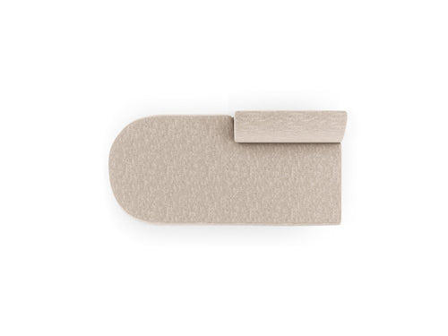 Micadoni Module Miley 2-zits, chenille beige - 90x158x70cm