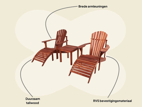 MaximaVida adirondack tuinstoel set Toronto - the original