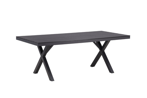 Rebellenclub tuintafel piney - 200 x 100cm - zwart - vtwonen shop