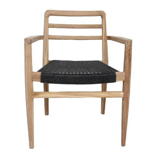 Raw Materials tuinstoel met armleuning Verano - Zwart - vtwonen shop