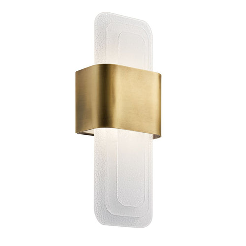 LED Integrierte LED Wandleuchte Zeitgenössisch Naturmessing 3000K