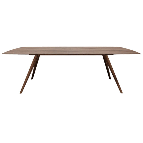 HelloTable eettafel Novum 30 - semi rechthoekig - 220x100 cm - noten mat - vtwonen shop