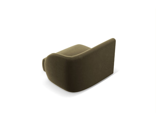 Micadoni rechter module Miley flueel groente - 90x90x70cm