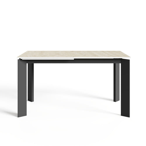 Sia Home - Uitschuifbare tafels LINEA - Keramiek - Zwart - 190cm