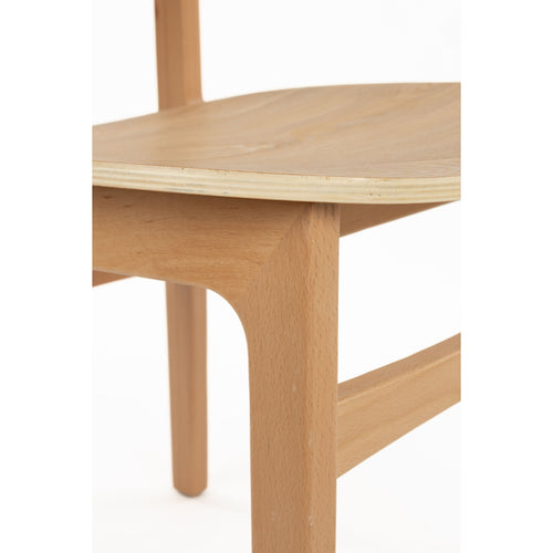 Zuiver Fleur Eetkamerstoelen Naturel - Set van 2