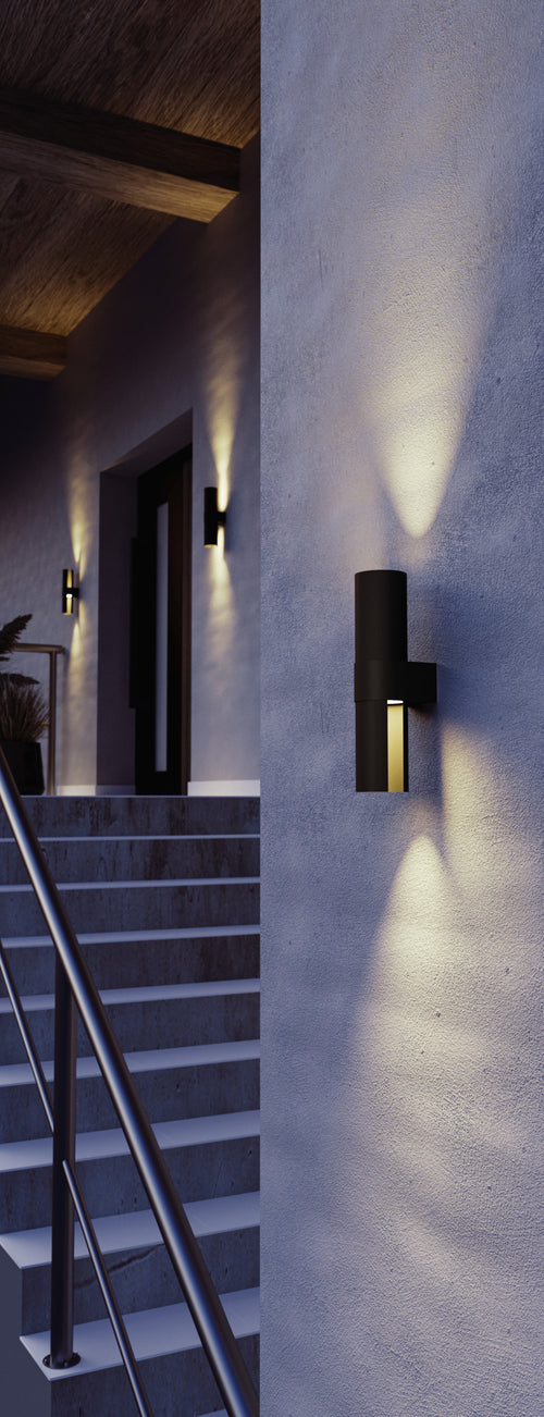 EGLO wandlamp buiten Montelauro - zwart
