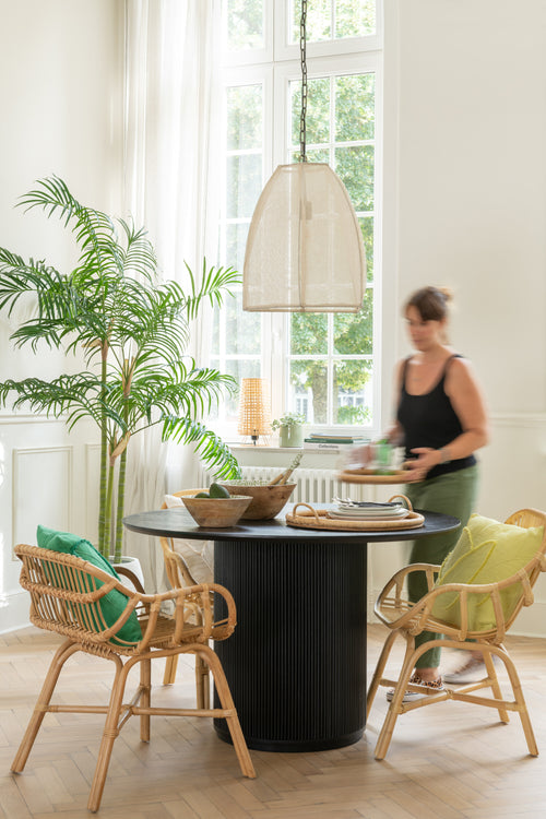 J-Line stoel Ana - jute - naturel - vtwonen shop