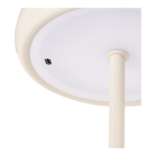 Artichok Marise metalen oplaadbare tafellamp beige Ø13