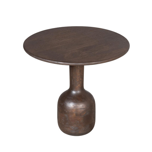 StarFurn Bijzettafel Donna - Bruin Hout - 50x50x45cm - vtwonen shop