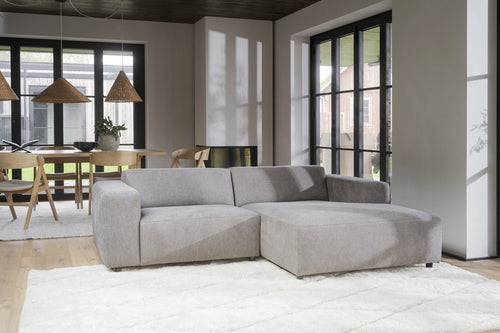 Rowico Home Willard gestoffeerde 3-zits hoekbank beige - rechts - 234 cm - vtwonen shop