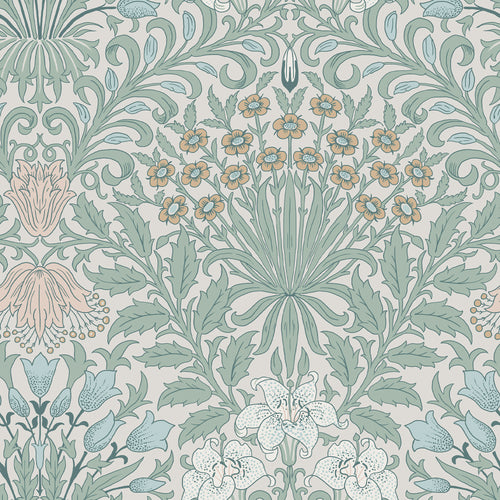 William Morris at Home Vliesbehang - Garden Cottage Blues